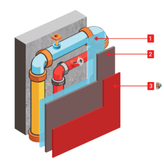 Покраска КМ1/КМ0 на потолки с коммуникациями и без