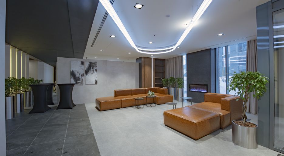 Входная зона ЖК Level Амурская-3